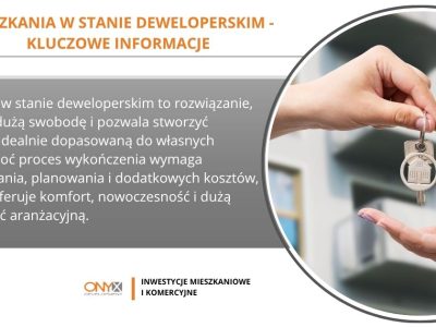 Mieszkanie w stanie deweloperskim
