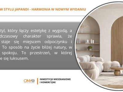 Mieszkanie w stylu japandi